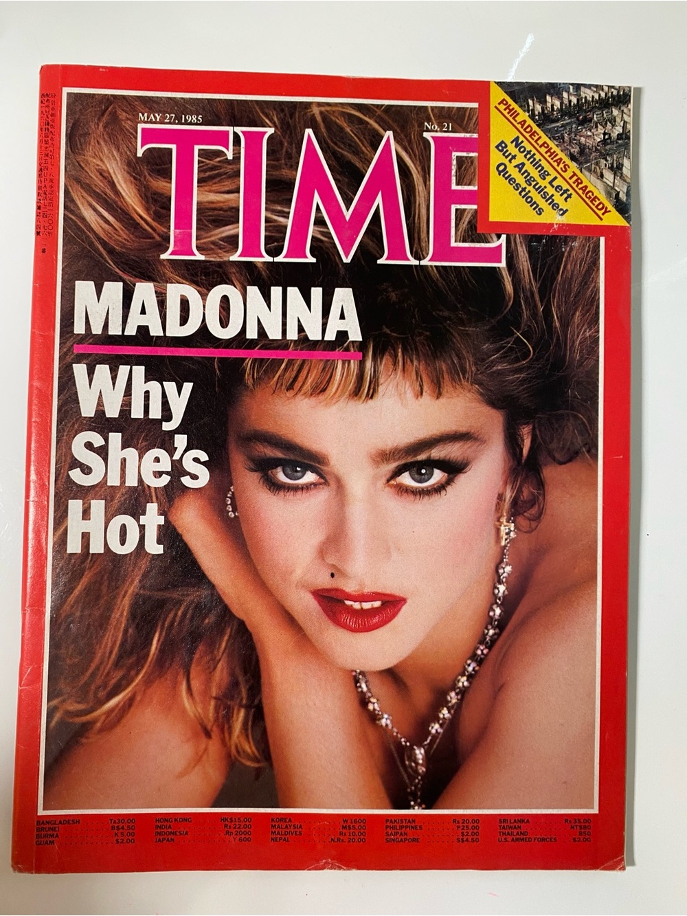 Madonna Time Magazine 1985